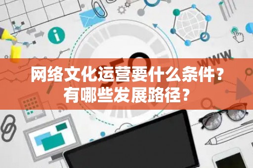 网络文化运营要什么条件？有哪些发展路径？